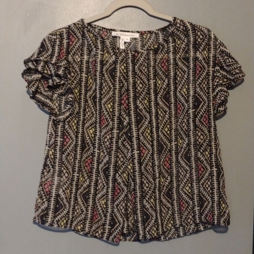 Bcbgeneration blouse extra small sheer